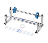 PATIKIL 17" Estensibile Avvolgi Erogatore Estensibile Pellicola Erogatore Scrivania Inossidabile Acciaio con 4pz Pellicola Slide Taglierina per 40cm Estensibile Avvolgibile