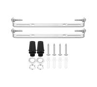 PATIKIL 175mm Soffitto Luce Piastra Kit, 2 Set Apparecchi Montaggio Staffa Acciaio Traversa per Casa Ufficio Sospensione Parete, con Vite Rondella Dado