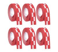 PATIKIL 18" Ping Pong Lato Nastro, 6pz Ping Pong Bordo Nastro Protezione Bordi Gomma e Lama per Racchette Racchetta, Rosso