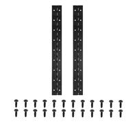 PATIKIL 18x2 Inch Cerniera Per Pianoforte, 2 Pezzi 304 Acciaio Inossidabile Cerniera Continua Con Fori Per Porta Cancello Pianoforte Scatola Di Legno Armadio Barca, Nero