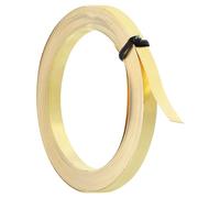 PATIKIL 19.7 Piedi Ottone Quadrato Filo 6mm Largo Pieghevole Ottone Perline Filo 30 Calibro Piatto Lunetta Filo per Gioielli Creazione Fai da Te Scultura Artigianato