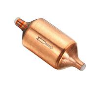 PATIKIL 1P Aria Condizionatore Filtro Essiccatore, Puro Rame Liquido Linea Sostituzione per AC Calore Pompa Frigorifero, Rame Tono