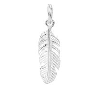 PATIKIL 1pz Ciondolo Piume, Mini Pendente a Forma di Piuma Placcato Argento Sfuso Ciondolo Acchiappasogni Fai Da Te per Creazione Gioielli Braccialetti Orecchini, Tono Argento