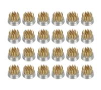 PATIKIL 2.3 x 1.8 cm Rane Fiori Ikebana Kenzan 24pz Fiori Composizione Strumento Ottone Floreale Rana Spilli Contenitore per Vaso Fiore Composizione Tonalità Oro