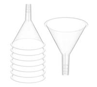 PATIKIL 2 Inch Imbuto In Plastica Trasparente 16 Pezzi Imbuto Multiuso A Bocca Larga Con Beccuccio Lungo Per Riempire Bottiglie Liquidi Laboratorio Spezie Polvere Olio
