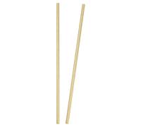 PATIKIL 2 Pezzi Barre Ottone Tonde Diametro 6mm Lunghezza 26cm / 10 24 Pollici Barra Ottone Solida H59 Per DIY gioielli Riparazioni Laboratorio Scientifico Ottone