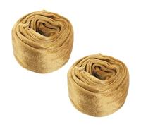 PATIKIL 2 Pezzi Copricatena Per Lampadario 5.9ft Fodera In Velluto Oro | Copricavi Per Fili Di Lampadari Cavi Oscillanti, Per Catene, Decorativa, Stile Cerniera