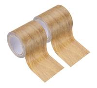 PATIKIL 2 Pezzi Pellicole Adesive Legno Autoadesivo 4,57M x 5,7cm Carta Adesiva per Mobili Legno Riparazione Pellicola Autoadesiva Effetto per Pavimenti Porte Sedie Armadi, Quercia Marrone