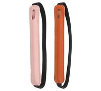 PATIKIL 2 Pezzi Porta Stylus Per Tablet Portapenna Universale Custodia Retrattile Per Stylus Tasca Elastica Per Matita Custodia Protettiva Per Custodia Tablet Notebook Arancione/Rosa