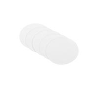 PATIKIL 2" Rotondo Cartone Carta, 25pz Bianco Disco Cerchi Fette per Festa Decorazioni Fai da Te Artigianato Arti Disegno Pittura Scrittura, Bianco