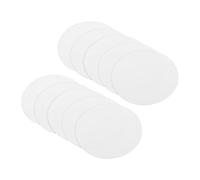 PATIKIL 2" Rotondo Cartone Carta, 50pz Bianco Disco Cerchi Fette per Festa Decorazioni Fai da Te Artigianato Arti Disegno Pittura Scrittura, Bianco