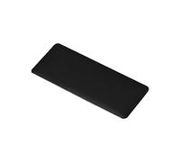PATIKIL 2"x1"x0.02" Metallo Nome Piastra, 10pz Anodizzato Alluminio Vuoto Piastra Fai da Te Personalizzato Inciso Rotondo Angolo Segno Etichetta per Personalizzato Laser Stampa, Nero