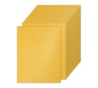 PATIKIL 20 Fogli Cartone Glitterato Oro 8.5 x 11 pollici, A4 250gsm Rettangolo Carta Premium Cartoncino Colorato per Scrapbook Carta Fai da Te Arte Matrimonio Festa