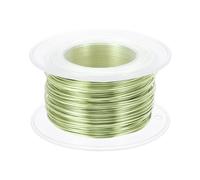 PATIKIL 20 Gauge 0,8mm Filo di Alluminio Artigianato, 98,4 Piedi Filo Metallico Armatura Flessibile per Creazione Gioielli Avvolgimento Metallo Fai Da Te, Verde Mela