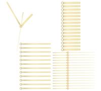 PATIKIL 20 Set di lancette per orologio in alluminio per riparazione fai da te, stile 3 oro