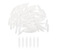 PATIKIL 200pz Colonna Isolante per Scheda Pcb, Clip per Circuito Stampato con Bloccaggio Inverso in Nylon, Supporto Staffa Isolante a Doppia Testa, Altezza 14mm /0.55"