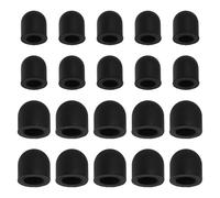 PATIKIL 20Pc Punte Per Stilo 6/7mm 0.24"/0.28" Nero | Punte In Gomma Conduttiva, Per Stili Schermi Capacitivi, Per Telefoni Computer Tablet E-Reader Lavagne Smart