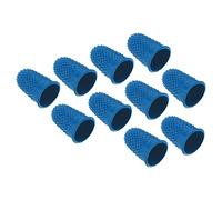 PATIKIL 20pz Gomma Dita Punte 0.71x1.14 Pollici Silicone Blu per Ufficio