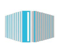 PATIKIL 22 Pz strumenti lettura dislessia, 2 dimensioni strisce guida lettura con sovrapposizione colorata evidenziatori segnalibri per insegnanti, Blu