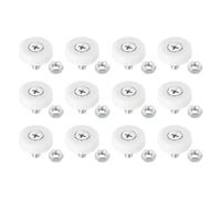 PATIKIL 22mm Rulli per Cassetti, 12pz Puleggia Cassetto in Plastica Cuscinetto Ruote Ricambio Piccola Puleggia con Dado