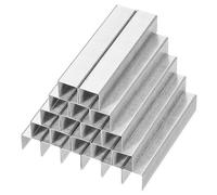 PATIKIL 23/13 Graffette per Sparapunti, 2 Scatole 2000pz 1/2" Lunghezza Gamba Standard Graffette a Punta Piatte Chisel Point Senza Inceppamenti per Ufficio Casa, Argento