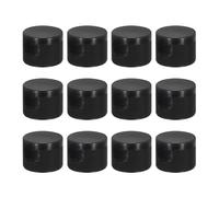 PATIKIL 24/410 Tappo di Svuotamento Bottiglia, 12pz Tappi di Ricambio in Plastica con Apertura a Flip per Bottiglie di Shampoo e Lozione