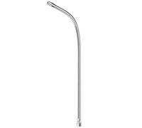 PATIKIL 24" Microfono Collo oca 1pz 5/8"-27 Filetto Metallo Universale Tubo Flessibile Braccio Collo Cigno Tubo Prolunga per Multifunzione Fai da Te Argento Tono