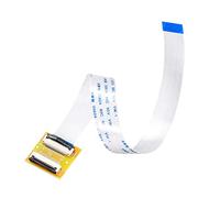 PATIKIL 24 Perni 0.5mm Passo 200mm Flessibile Piatto Cavo Capovolgi Su per Monta Estendi Adattatore Kit, FFC per LCD TV Auto Audio DVD Laptop A Tipo
