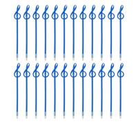 PATIKIL 24 Pezzi Penne A Sfera 1.0mm Nero Per Regali Casa Ufficio Blu