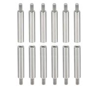 PATIKIL 24pz Distanziali M3, Distanziali Filettati Acciaio inossidabile M3 25+6mm Kit Viti Distanziali 3mm ID 5mm OD Adattatori Filettati Metrici Maschio Femmina per Circuiti PCB Droni RC