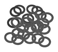 PATIKIL 24pz Rondelle Piatte in Gomma M31, Rondella Piatta 31mm ID x 45mm OD x 3,5mm Spessore Anello Tenuta Separatore Guarnizione per Tubo Rubinetto Tubo Acqua Bullone Fissaggio, Nero