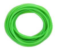 PATIKIL 26 Ft(8M) Tubo in Gomma di Lattice Naturale, 1/16"(2mm) ID x 1/4"(6mm) OD Elastico per Frombola Tubazioni in Gomma per Esercizi, Stretching, Tubi per Casa, Verde Fluorescente