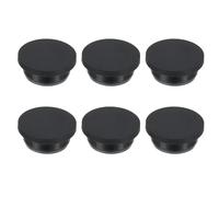 PATIKIL 28mm Diametro Tappi di Gomma per Fori, 6pz Tappi per Fori Rotondi in Gomma Siliconica per 27mm Fori, Nero