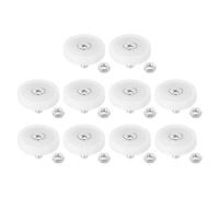 PATIKIL 29mm Rulli per Cassetti, 10pz Puleggia Cassetto in Plastica Cuscinetto Ruote Ricambio Piccola Puleggia con Dado