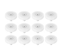 PATIKIL 29mm Rulli per Cassetti, 12pz Puleggia Cassetto in Plastica Cuscinetto Ruote Ricambio Piccola Puleggia
