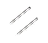 PATIKIL 2mmx22mm Tassello Perno, 100pz 304 Acciaio Inox Cilindrica Perno，Spina Centraggio Perno di Supporto in Metallo, Argento Tono
