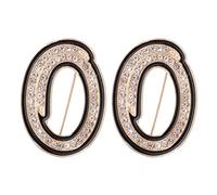 PATIKIL 2Pcs Spilla Lettera Iniziale O Spille Metalliche Alfabeto A-Z Con