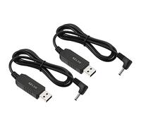 PATIKIL 2pz 6W 1A USB Step Up Tensione Convertitore Alimentazione Cavo | Alimentazione Adattatore, DC 5V To DC 12V, 90 Gradi Angolo 3.5x1.35mm, per Router LED Lampada Altoparlanti