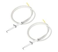 PATIKIL 2pz Ceramica Scintilla Elettrodo Accenditore con Filo Pb Ricambio per Bbq Grill e Gas Grill Modelli