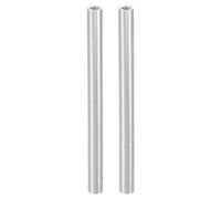 PATIKIL 2pz Distanziali Alluminio M3 3mm ID x 5mm OD x 70mm L Argento