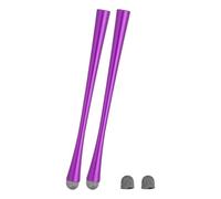 PATIKIL 2Pz Penne Stilo per Schermi Touch, 2" 1 Penna stilo Universale ad Alta Sensibilità per Telefoni Tablet Laptop Dispositivi con Schermo Touch, Viola