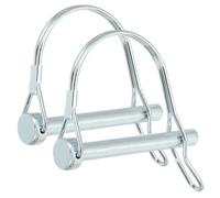 PATIKIL 2pz Perno di Bloccaggio per Albero 8x60mm Perno Accoppiamento Rimorchio Perni di Sicurezza Pto Archetto Contenimento Rotondo per Camion Rimorchi Falciatrici Trattori Barche