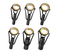 PATIKIL 3-6.5mm Diametro Tubo Kit Riparazione Punte Canna Pesca 30pz oring Guida Acciaio Inox per Pesca Acqua Dolce Acqua Salata