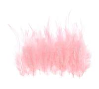 PATIKIL 3-6" Piuma Gallo Sella 50pz Sfuso Piuma Naturali Soffici Piume Artigianali per Acchiappasogni Orecchini Ciondolo Champagne