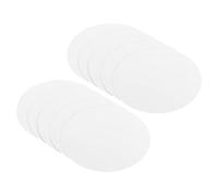 PATIKIL 3.9" Rotondo Cartone Carta, 50pz Bianco Disco Cerchi Fette per Festa Decorazioni Fai da Te Artigianato Arti Disegno Pittura Scrittura, Bianco