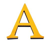 PATIKIL 3,94 Pollici Adesivi Murali Alfabeto 3D Acrilico Specchio Lettera A Autoadesivi Decorazione Casa Lettera Segno Arte Adesivo Decal Per Decorazione Casa Fai Da Te Oro Profondo