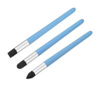 PATIKIL 3 Dimensioni Schizzo Penna Pennello Strofinamento Spugna 3pz Lavabile Riutilizzabile Schizzo Strofinamento Penna Olio Pittura Pennelli Schizzo Penna per Artista Disegno Blu