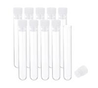 PATIKIL 3" Lunghezza Porta Aghi Plastica 10pz Tubi Portatili Trasparenti per Aghi Ricamo Pin Spilli Capelli Puntine Disegno Perline e Altre Cose Ideale Lavori Artigianato Maglia