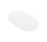 PATIKIL 3" Rotondo Cartone Carta, 25pz Bianco Disco Cerchi Fette per Festa Decorazioni Fai da Te Artigianato Arti Disegno Pittura Scrittura, Bianco