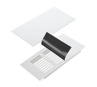 PATIKIL 30,2 x 20,1 cm, copertura magnetica per ventilazione, 2 pezzi, per pavimenti, pareti, registri d'aria, bloccanti per la ventilazione di casa, camper, HVAC, camino, forno, bianco